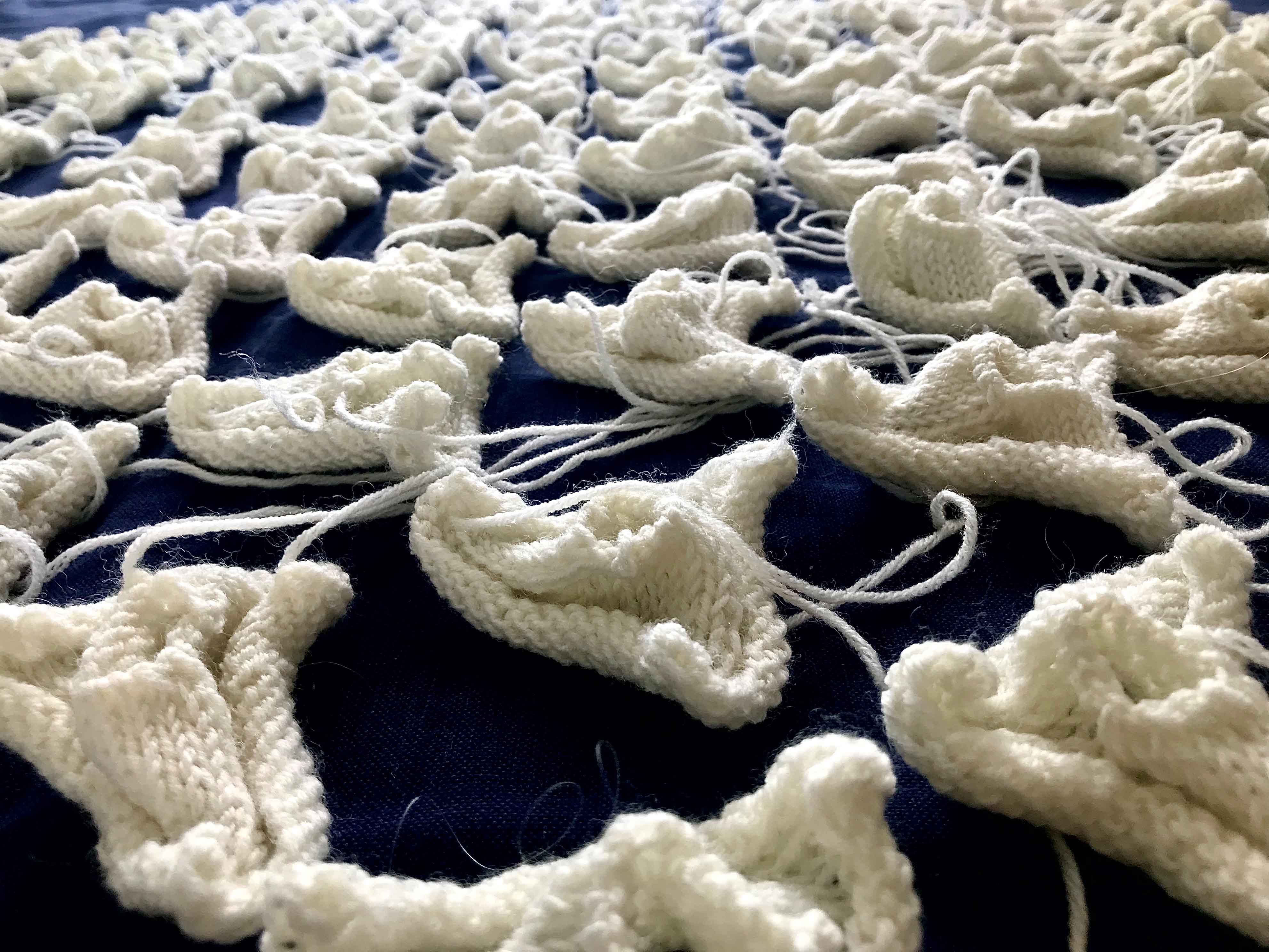 USQ Research Student – Alyson Baker’s Knitted